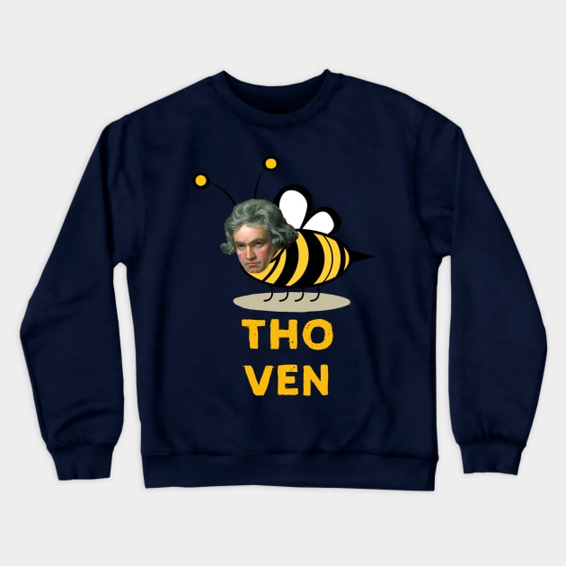 Bee-thoven Crewneck Sweatshirt by Guastevi